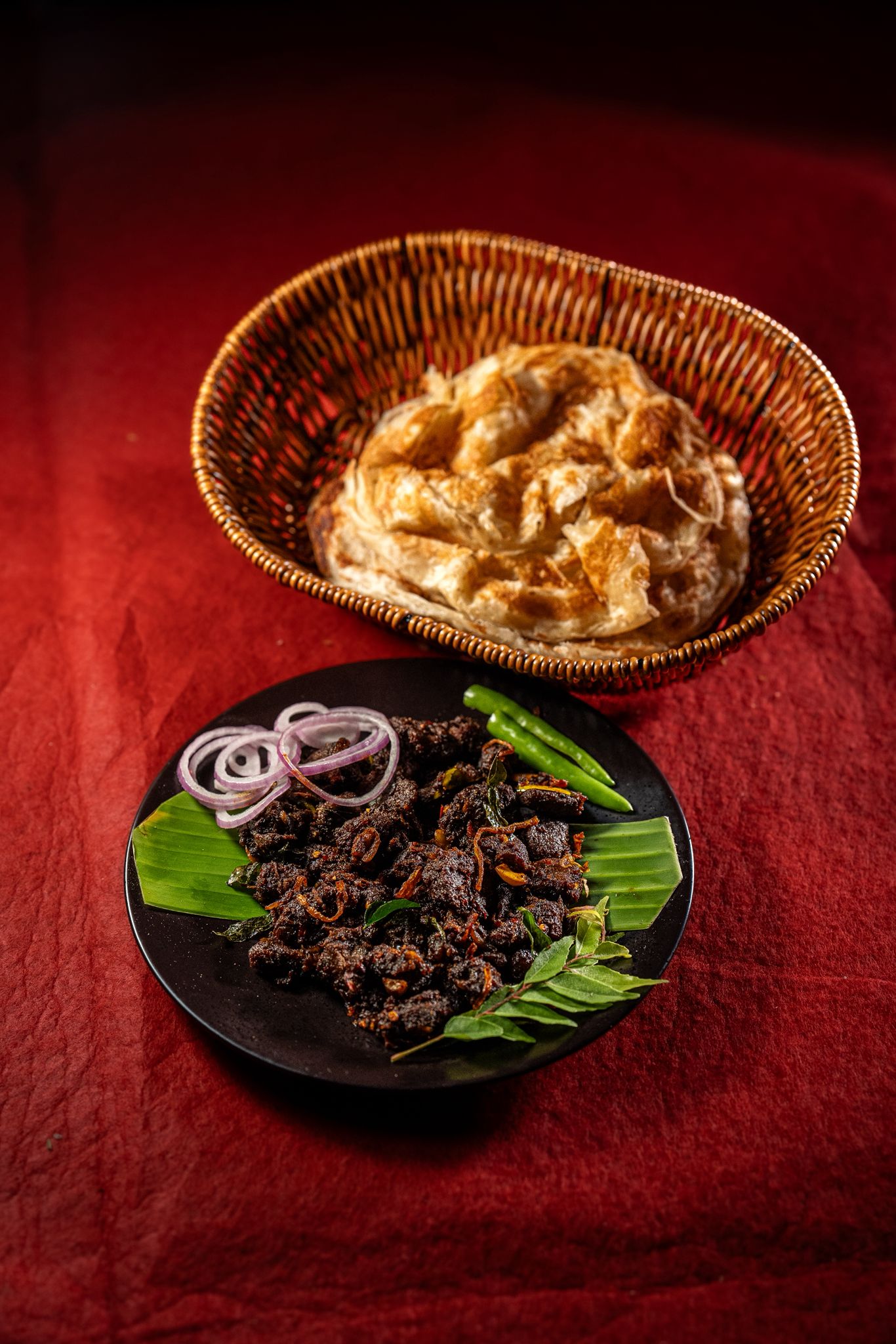 Malabar Parotta with Beef